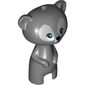 Animal, Bear, Standing with Light Bluish Gray Face Print