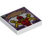 Tile 2 x 2 with Radioactive Man Comic Print