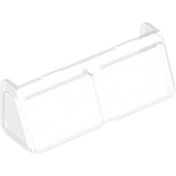 LEGO part 35168 GLASS FOR WINDSCREEN 2X6X2 in Transparent/ Trans-Clear