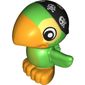 Duplo Animal Parrot with Bandanna Print