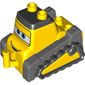 Duplo Bulldozer Body with Disney Planes Drip Print