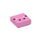 Tile 1 x 1 with 4 Black and 2 White Squares (Pixelated Pig Face) Print