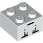 Brick 2 x 2 with Minecraft Micro Mob Ghast Print