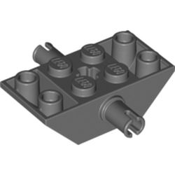 Slope Inverted 45° 4 x 2 Double with Pins and Axle Hole Type 1 [+ Opening]