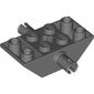 Slope Inverted 45° 4 x 2 Double with Pins and Axle Hole Type 1 [+ Opening]