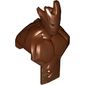Large Figure Head and Upper Torso with Wood Grain and Leaves Print (Groot)