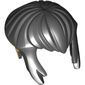 Hair Short, Bowl Cut with Side Locks and Bright Light Yellow Rear Print