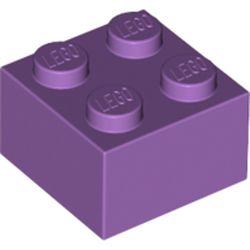 LEGO part 3003 Brick 2 x 2 in Medium Lavender