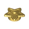 Pearl Gold Tile, Star with Stud Holder, Pin Hole