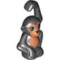 Animal, Monkey / Ape / Orangutan with Medium Nougat Face and Stomach Print