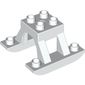 Duplo Airplane Pontoons Small Raised, 4 x 4