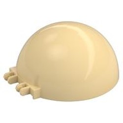 Windscreen 8 x 8 x 3 Dome with Dual 2 Fingers - 7 Teeth