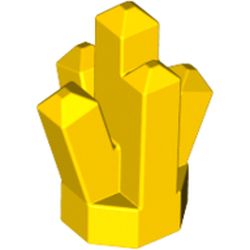LEGO part 29377 ROCK CRYSTAL, TRANSPARENT in Bright Yellow/ Yellow