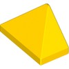 Yellow Slope 45° 2 x 1 Triple with Inside Stud Holder