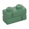Sand Green Brick Special 1 x 2 with Masonry Brick Profile