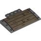 Slope Curved 5 x 8 x 2/3 with Wood Panel Drawbridge Print