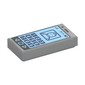 Tile 1 x 2 with Cell Phone with '81%' and Minifig on Screen Print