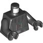 Torso Darth Vader Imperial Star Destroyer Print, Black Arms and Hands