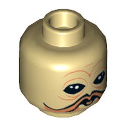 Minifig Head Ten Numb, No Mask / Breathing Mask Print