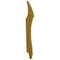 Large Figure Weapon Blade, Curved Tip with Axle