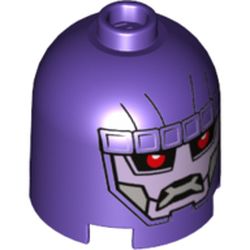 Brick Round 2 x 2 x 1 2/3 Dome Top, Hollow Stud with Sentinel Face Print