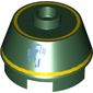 Brick Round 2 x 2 Truncated Cone with Yellow Stripe, Droid Print (R1-G4)