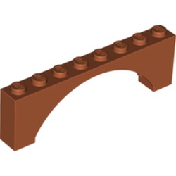 Brick Arch 1 x 8 x 2 Raised