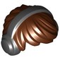 Hair Short Tousled with Headphones Black Print