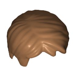 LEGO part 10062810 WIG BOY in Medium Nougat