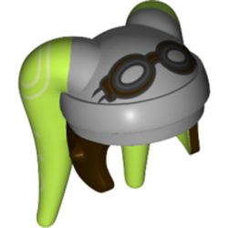 Headdress Twi'lek with Goggles and Light Bluish Gray, Dark Brown Hera Syndulla Print