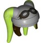 Headdress Twi'lek with Goggles and Light Bluish Gray, Dark Brown Hera Syndulla Print