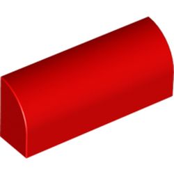 LEGO part BRICK 1X4X1 1/3 in Bright Red/ Red