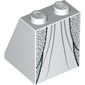 Slope 65° 2 x 2 x 2 with Bottom Tube with Layered Dress with Metallic Silver Print