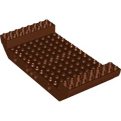 LEGO part 95227 SHIP MIDDLE S.16X8X2 1/3 Ø4.85 in Reddish Brown