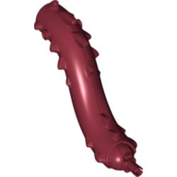 Creature Body Part, Dragon Neck, S-Curve with Moveable Ball Joint Pin, Spikes and 2 Studs