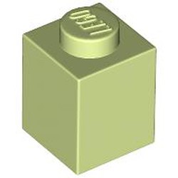 LEGO part 3005 BRICK 1X1 in Spring Yellowish Green/ Yellowish Green