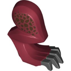 Creature Body Part, Dragon Leg, Right with Black Claws and Dark Brown Scales Print