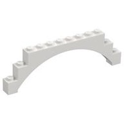 LEGO part  ARCH 1X12X3 in White