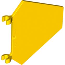 LEGO part 53913 PALLET 1.5 MM 5X6, W/ DIA. 3.2 HOLDER in Bright Yellow/ Yellow