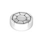 Tile Round 1 x 1 with Octagon (Arkenstone) Print