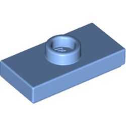 Plate Special 1 x 2 with 1 Stud with Groove and Inside Stud Holder (Jumper)