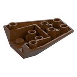 LEGO part  ROOF TILE 4X2/18° INV. in Reddish Brown