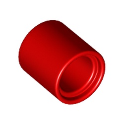 LEGO part 18654 Technic Pin Connector Round 1L  [Beam] in Bright Red/ Red
