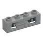 Launcher, Brick Special 1 x 4 with Inside Clips (Disk Shooter) with Recessed Center 2 Studs