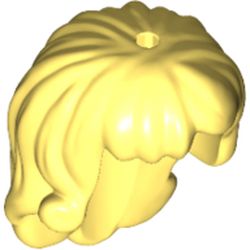 LEGO part 10018842 WIG WAVY NO. 3 in Cool Yellow/ Bright Light Yellow