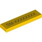 Tile 1 x 4 with SM-xxxxxxxx Print - Set 70814
