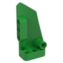 LEGO part 64683 LEFT PANEL 3X7 in Bright Green