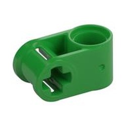 LEGO part 40146 CROSS BLOCK 90° in Bright Green