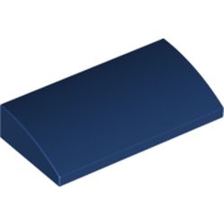 LEGO part PLATE W. BOW 2X4X2/3 in Earth Blue/ Dark Blue