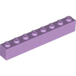 LEGO part 3008 BRICK 1X8 in Lavender
